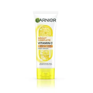 Garnier Bright Complete Vitamin C Face wash for Clears Dullness 100ml